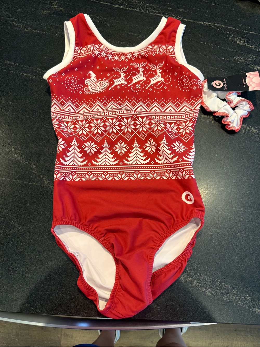 GymGear Gymnastics Christmas leotard